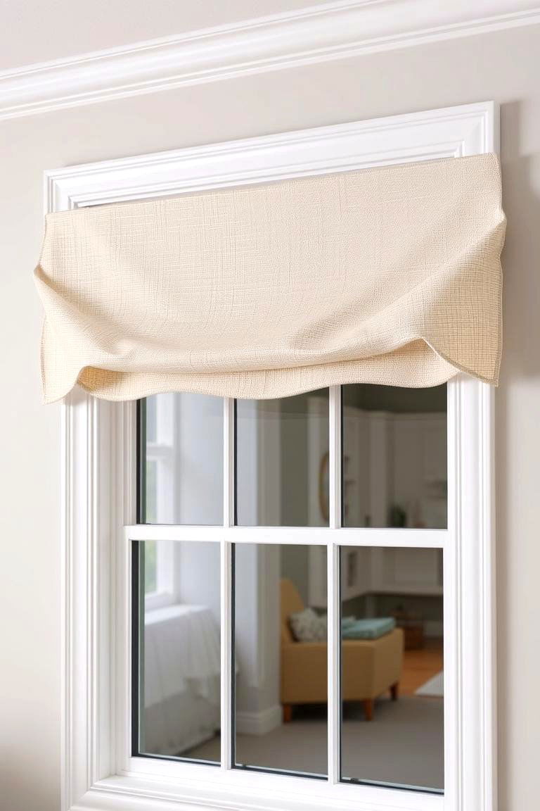 Subtle Metallic Accents Valance - 24 Window Valance Ideas