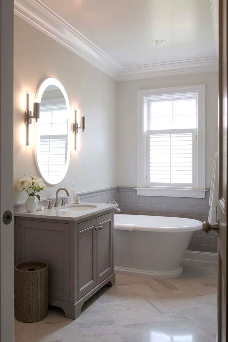 Subtle Modern Enhancements - 24 Traditional Bathroom Ideas