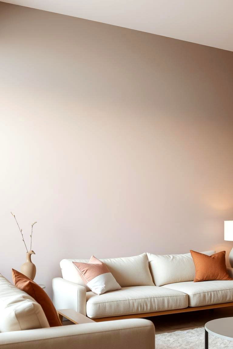 Subtle Ombre Fade - 24 Tv Accent Wall Ideas