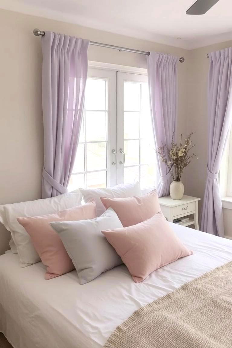 Subtle Pastel Accents for a Soft Touch - 24 Neutral Bedroom Ideas