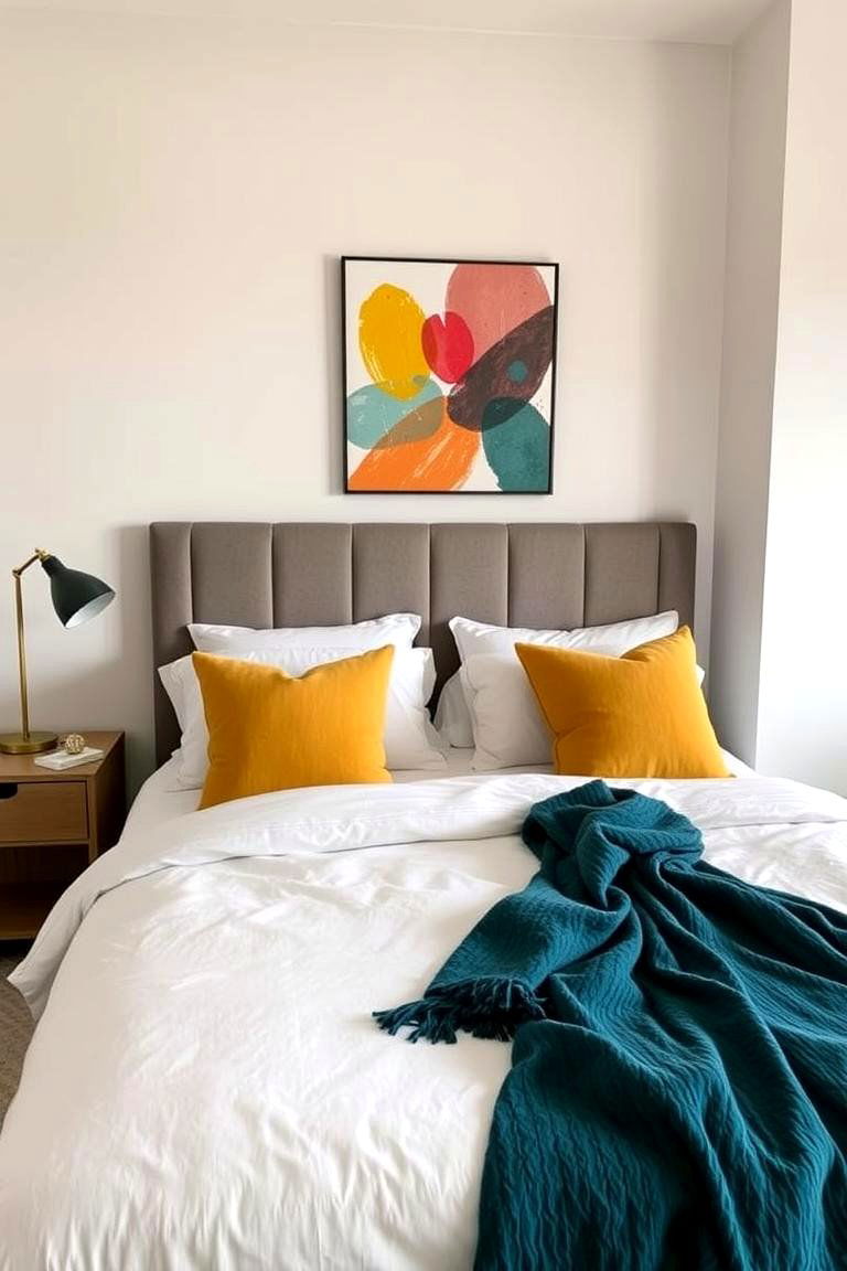 Subtle Pops of Color for Visual Interest - 24 luxury modern bedroom ideas
