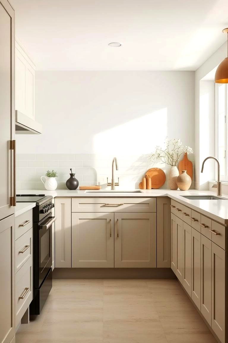 Subtle Sage Backdrop - 24 Kitchen With Green Backsplash Ideas