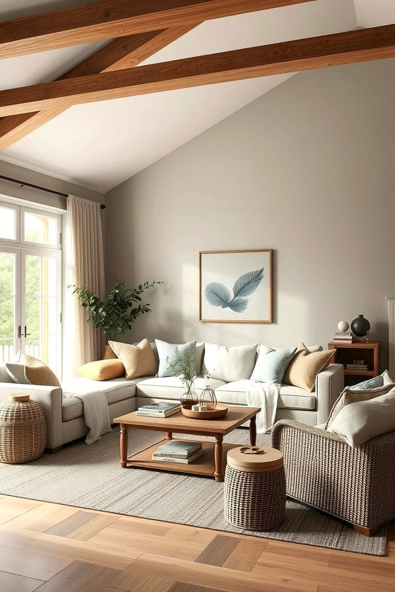 Subtle Sage Charm - 24 Pastel Living Room Ideas