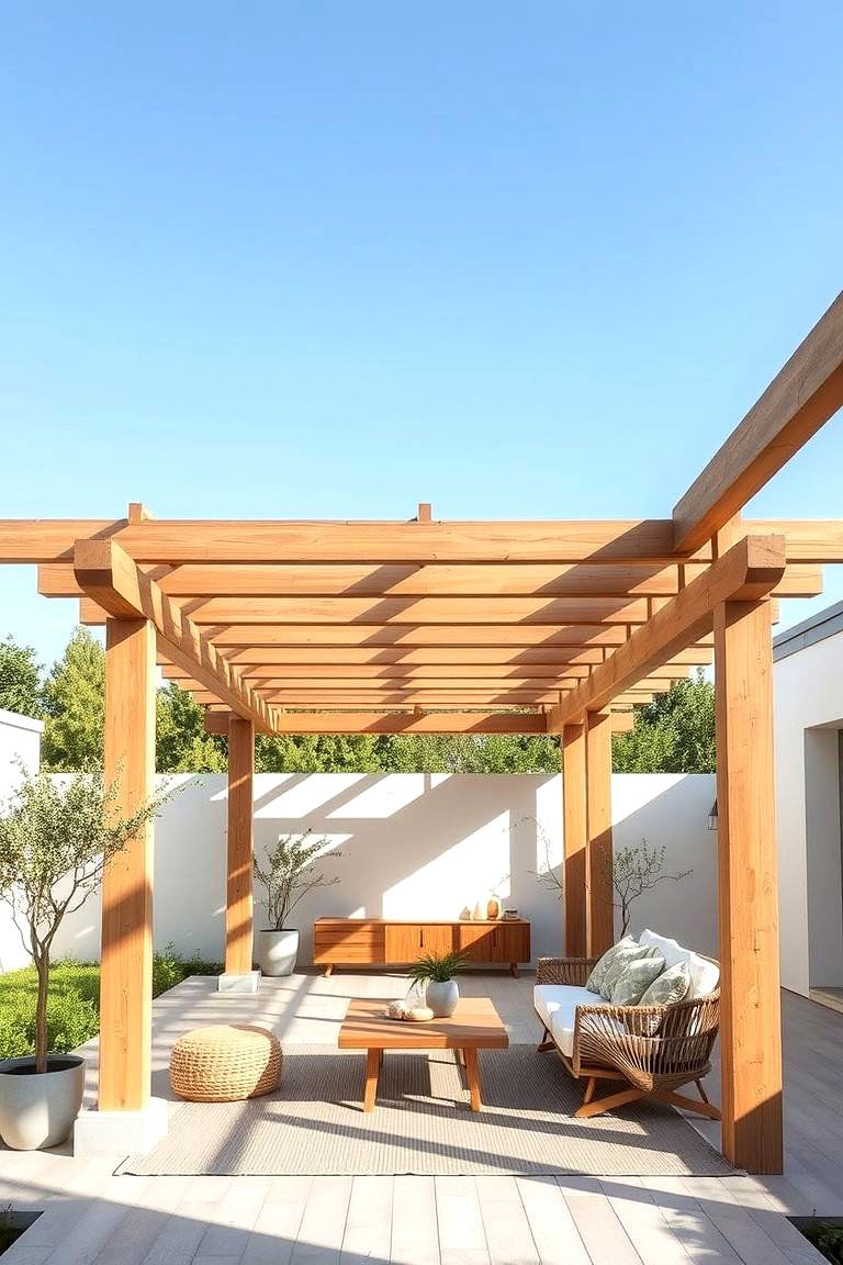 Subtle Scandinavian Design - 24 Patio With a Pergola Ideas