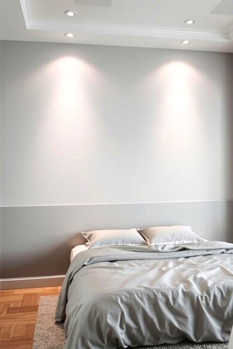 Subtle Sheen Variation for Understated Elegance - 24 Two Tone Wall Paint Ideas