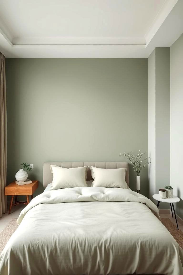 Subtle Sophistication - 24 Green and Grey Bedroom Ideas