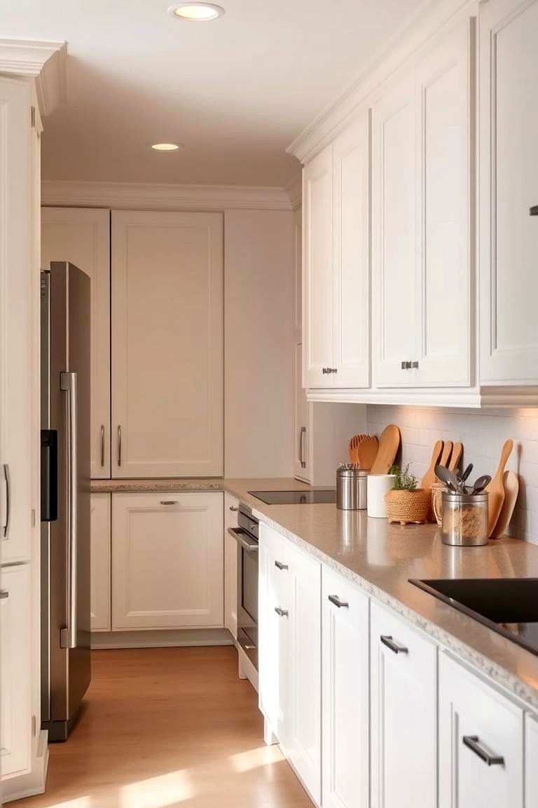 Subtle Sophistication Off white Kitchen Cabinets - 24 Off-white Kitchen Cabinets