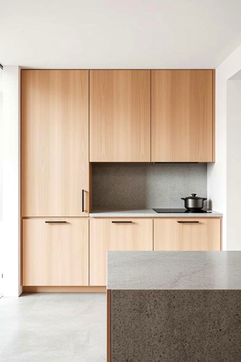 Subtle Textural Variations - 24 Japanese Style Kitchen Ideas