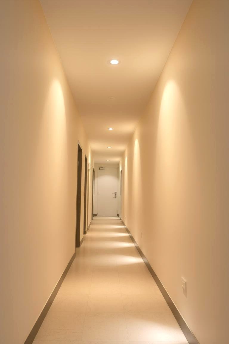 Subtle Uplighting - 24 Hallway Lighting Ideas