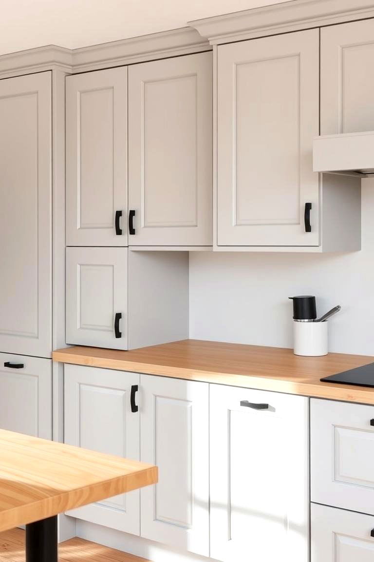 Subtle and Soft Matte Finish - 24 Painting Kitchen Cabinet Ideas