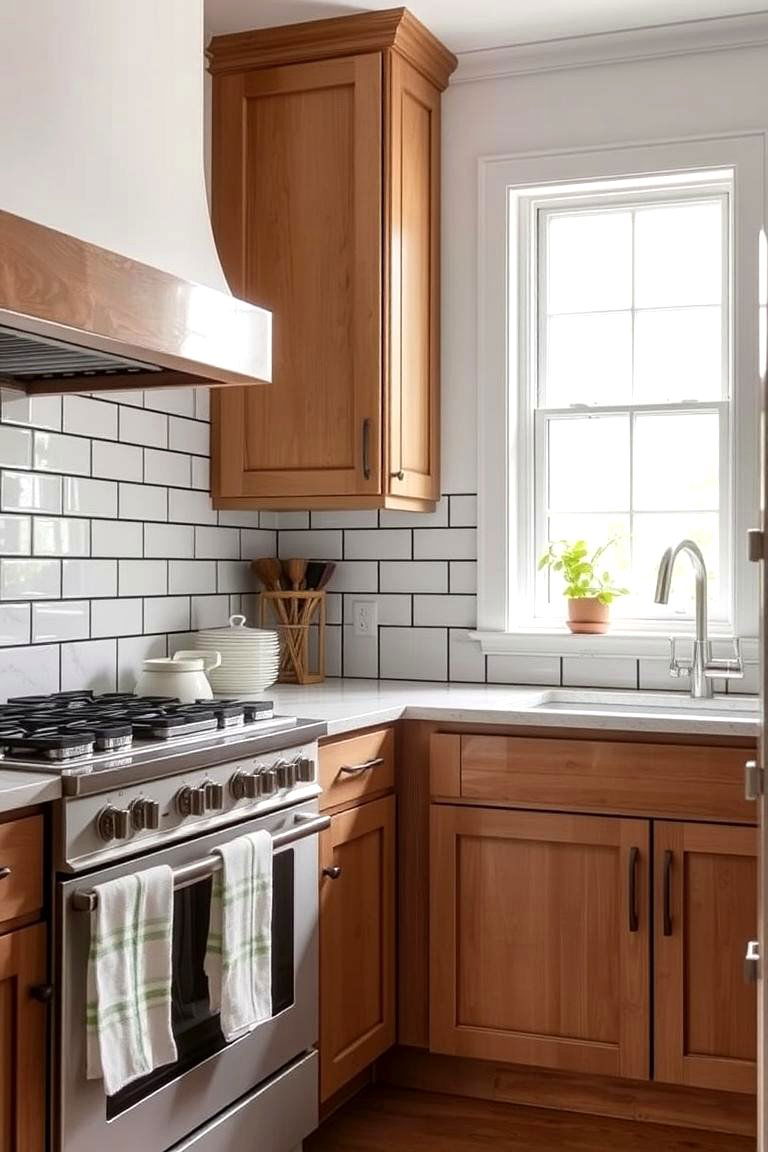 Subway Tiles for Timeless Elegance - 24 Kitchen Backsplash Ideas