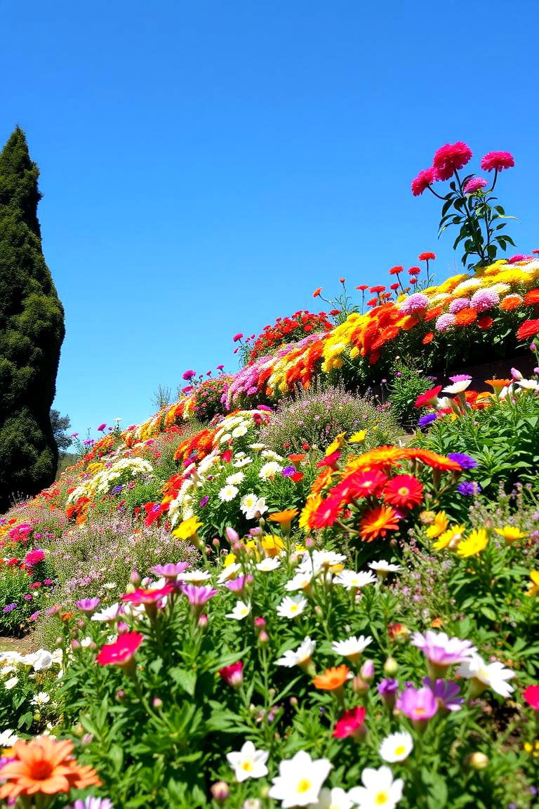 Succession Blooming Tier Garden - 24 Tiered Garden Ideas