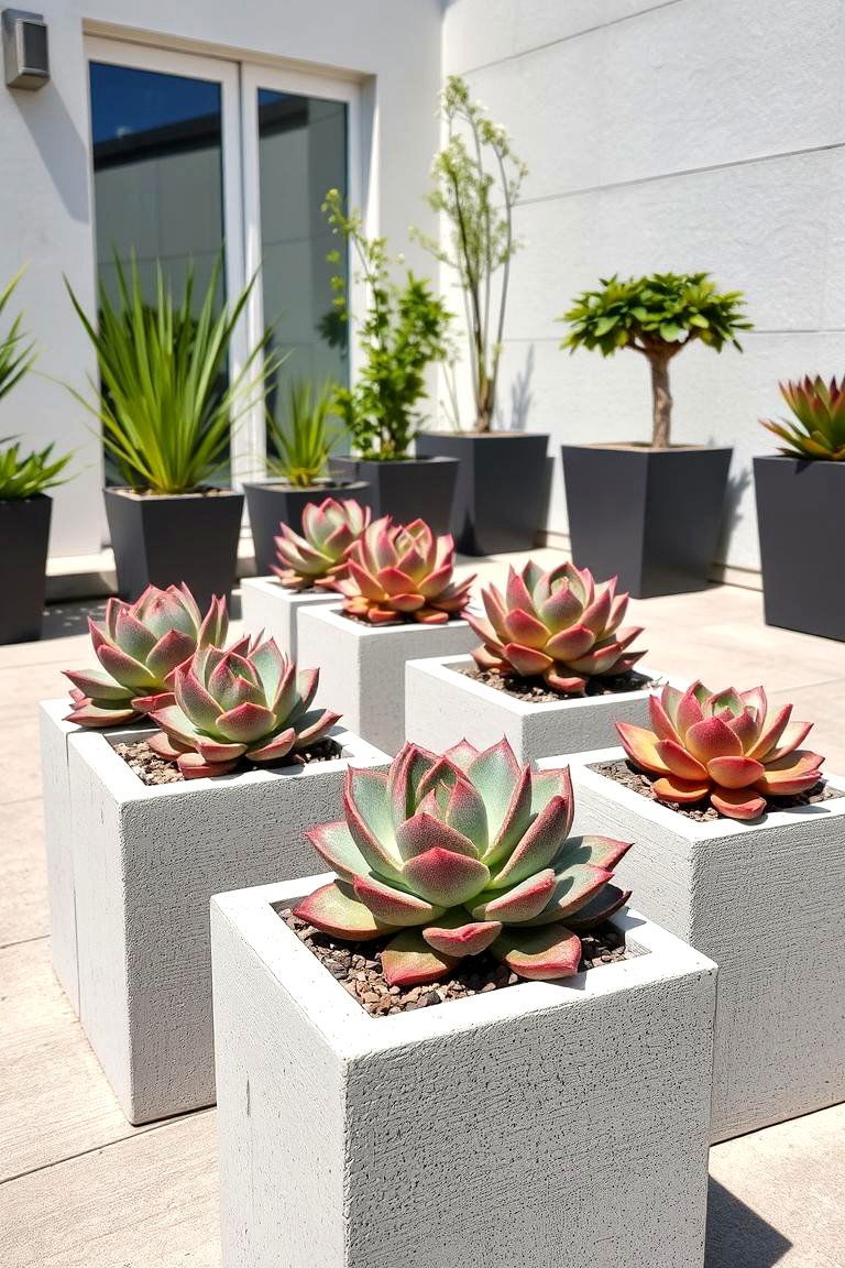 Succulents Echeveria Low Maintenance Beauty - 24 Outdoor Plants for Patio