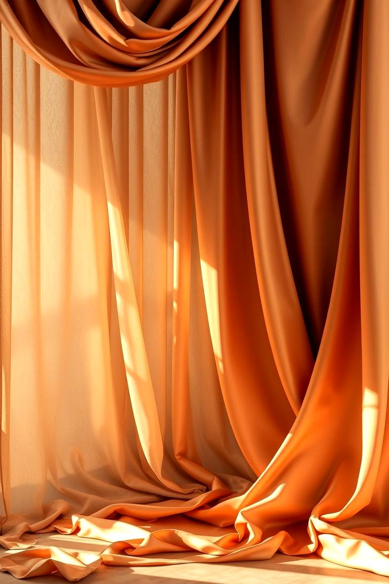 Sumptuous Silk Draperies - 24 Royal Living Room Design Ideas