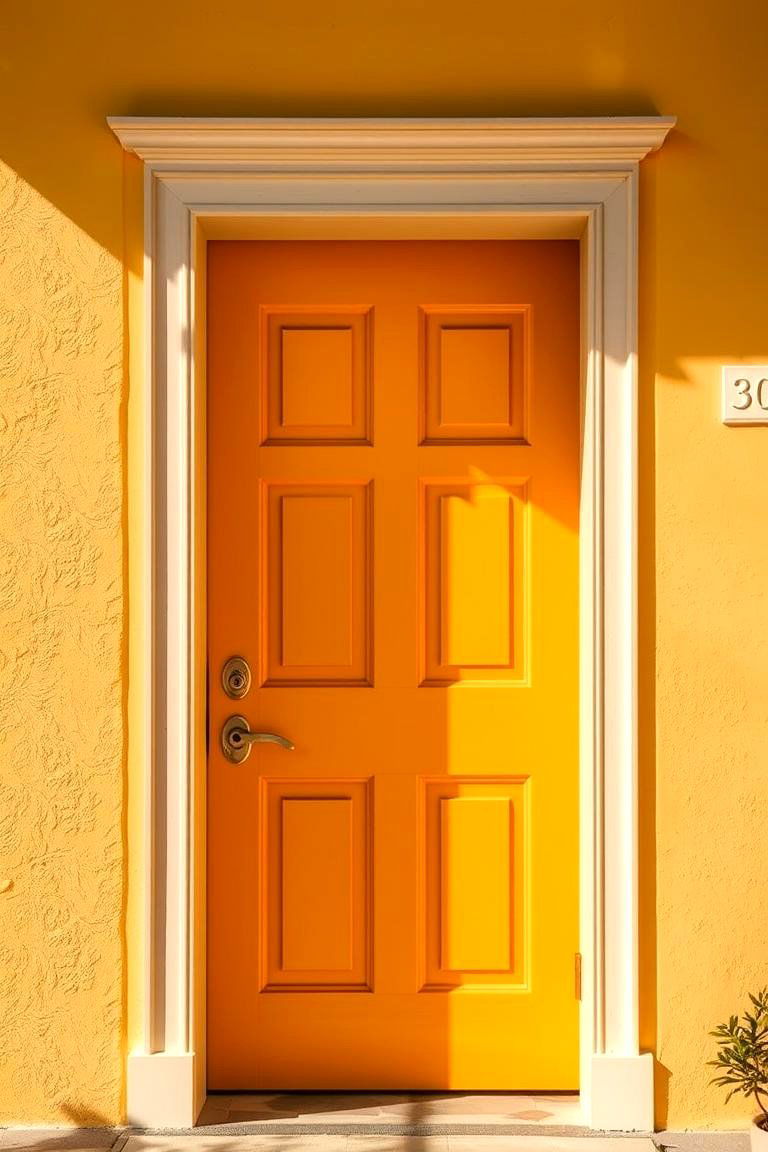 Sun Kissed Color Palette - 24 Mediterranean Front Door Ideas