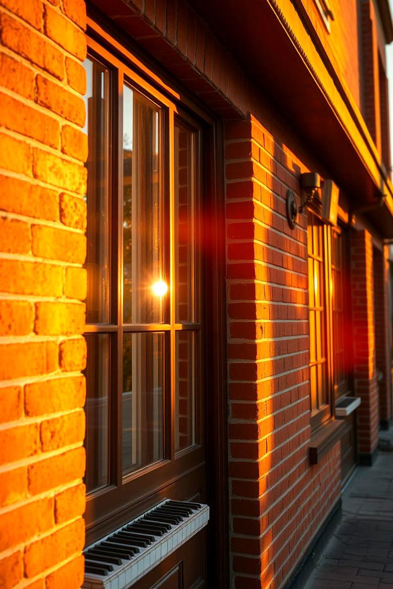 Sun Kissed Golden Hues - 24 Exterior Brick Paint Color Ideas