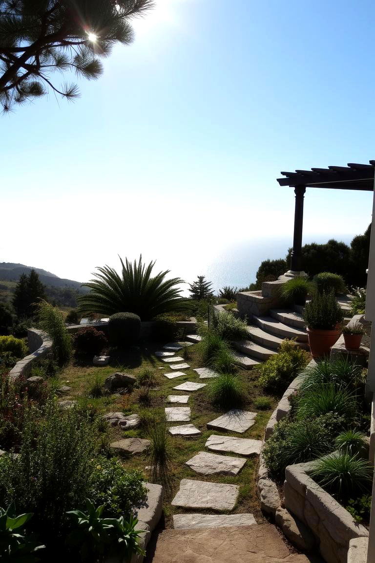 Sun Kissed Terraces - 24 Coastal Garden Ideas