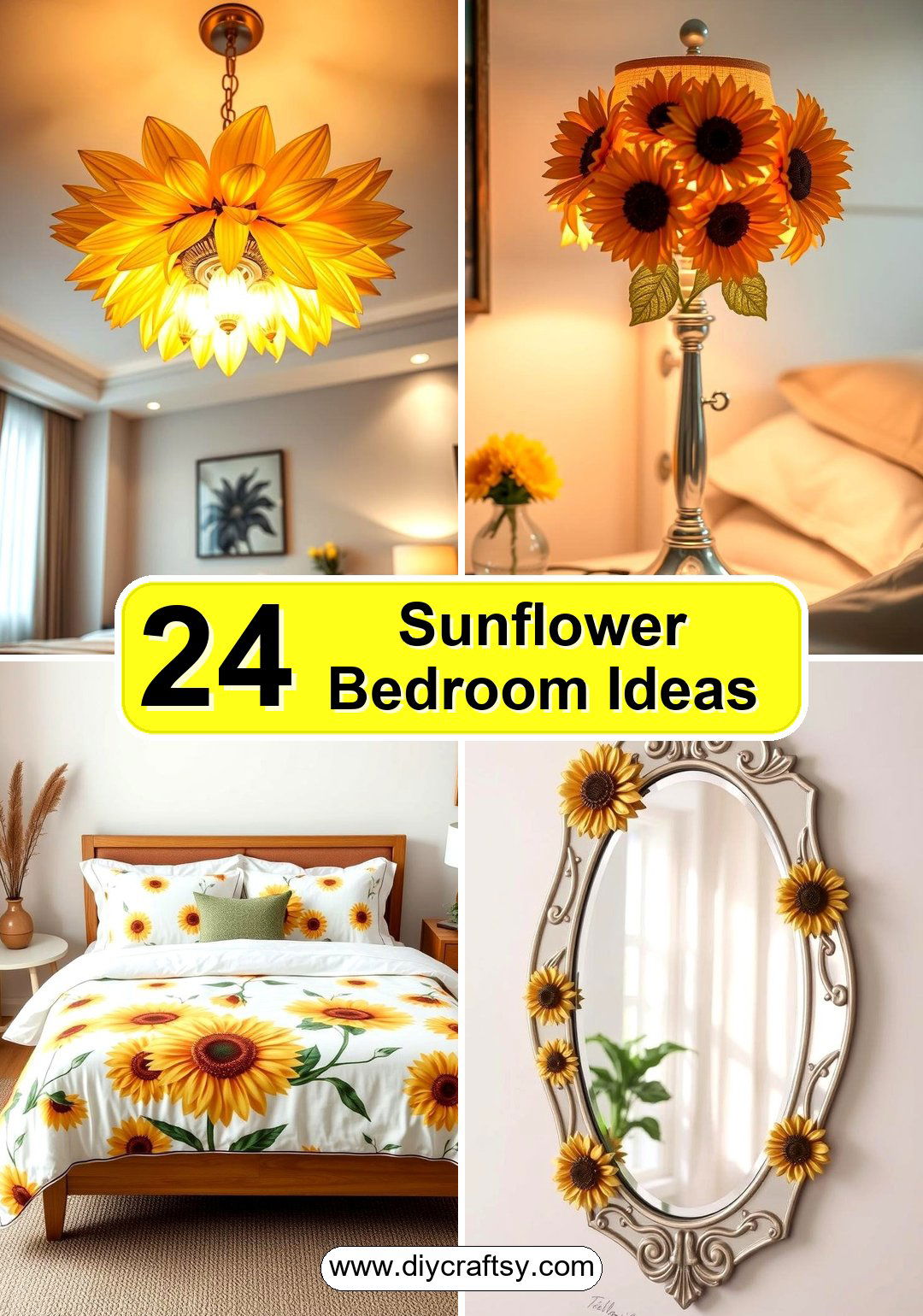 Sunflower Bedroom Ideas