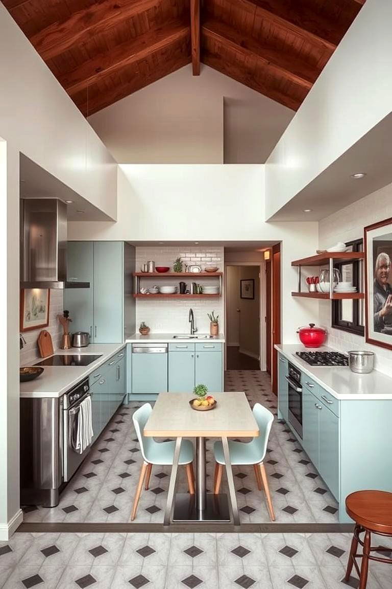 Sunken Living Areas for Kitchens - 27 1980s Kitchen Ideas