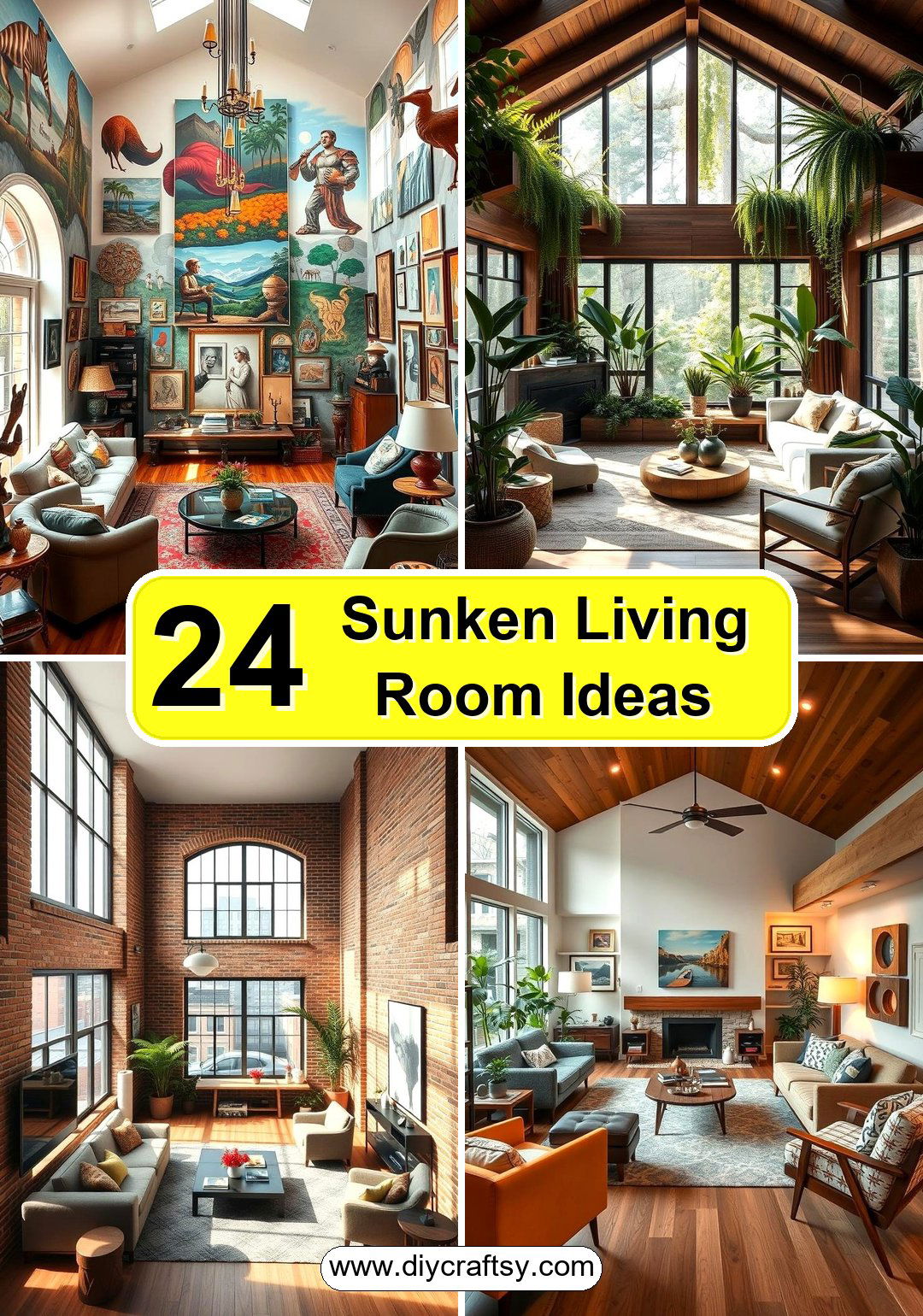 Sunken Living Room Ideas