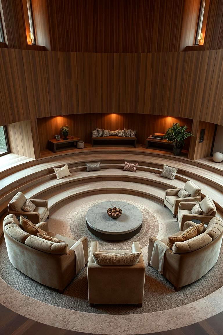 Sunken Living Rooms - 24 70s Living Room Ideas