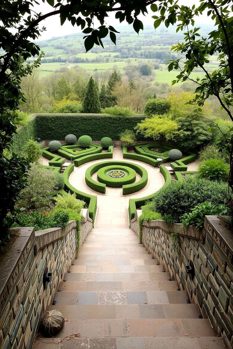 Sunken Parterre Gardens - 24 Parterre Garden Ideas