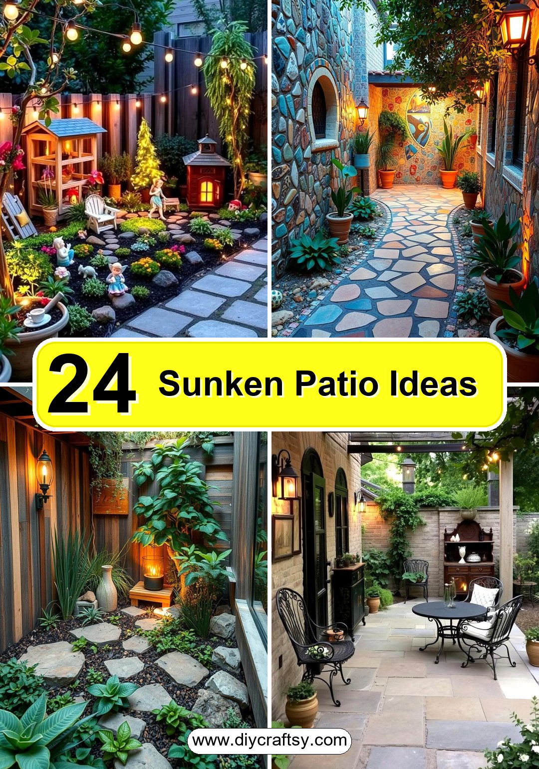 Sunken Patio Ideas