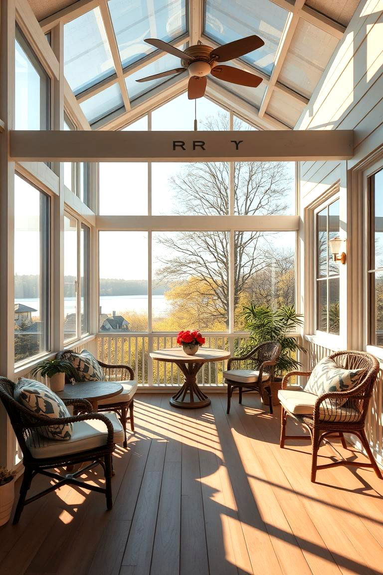 Sunlit Breakfast Deck - 24 Patio Deck Ideas