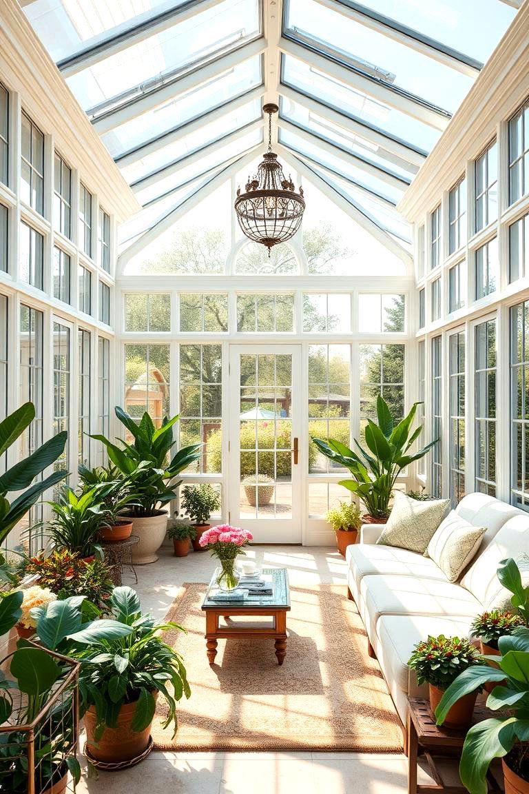Sunlit Conservatory Retreat - 24 Garden Room Ideas