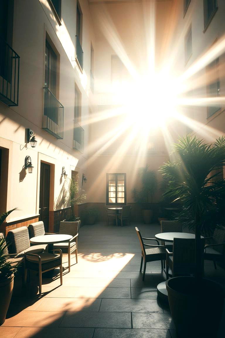 Sunlit Courtyard Ambiance - 24 spanish bungalow exterior ideas