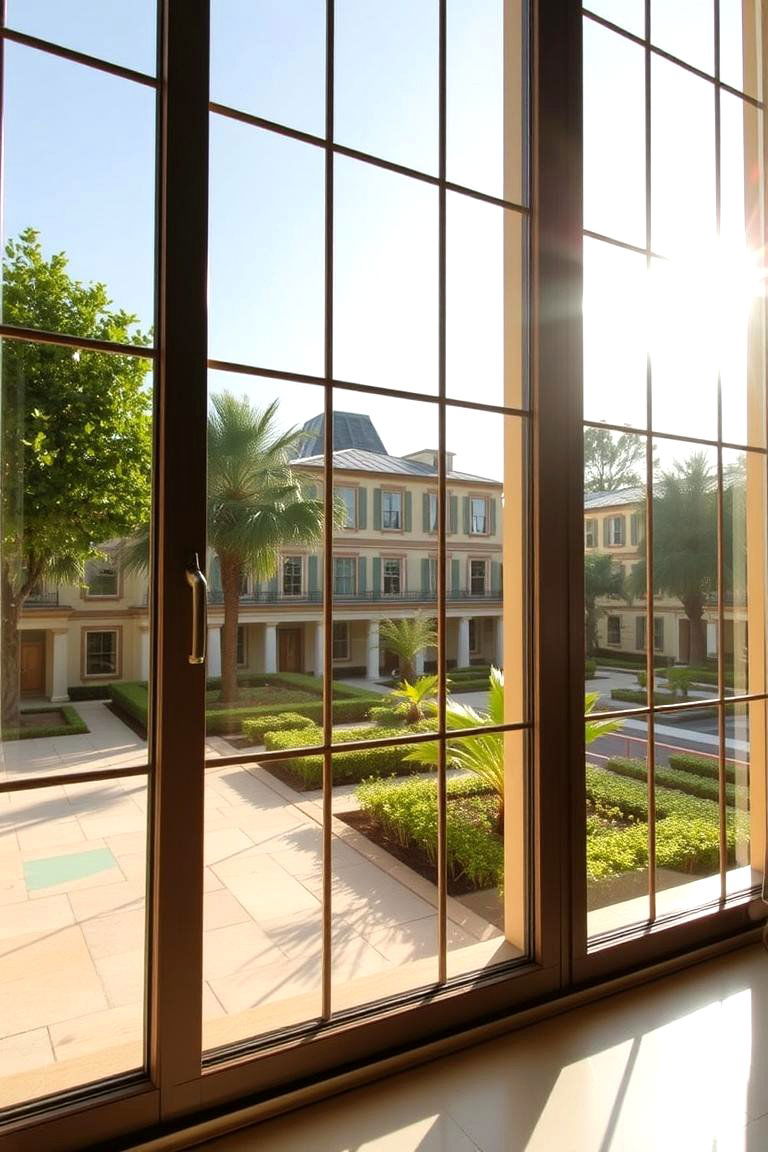 Sunlit Courtyard Views - 24 spanish style windows