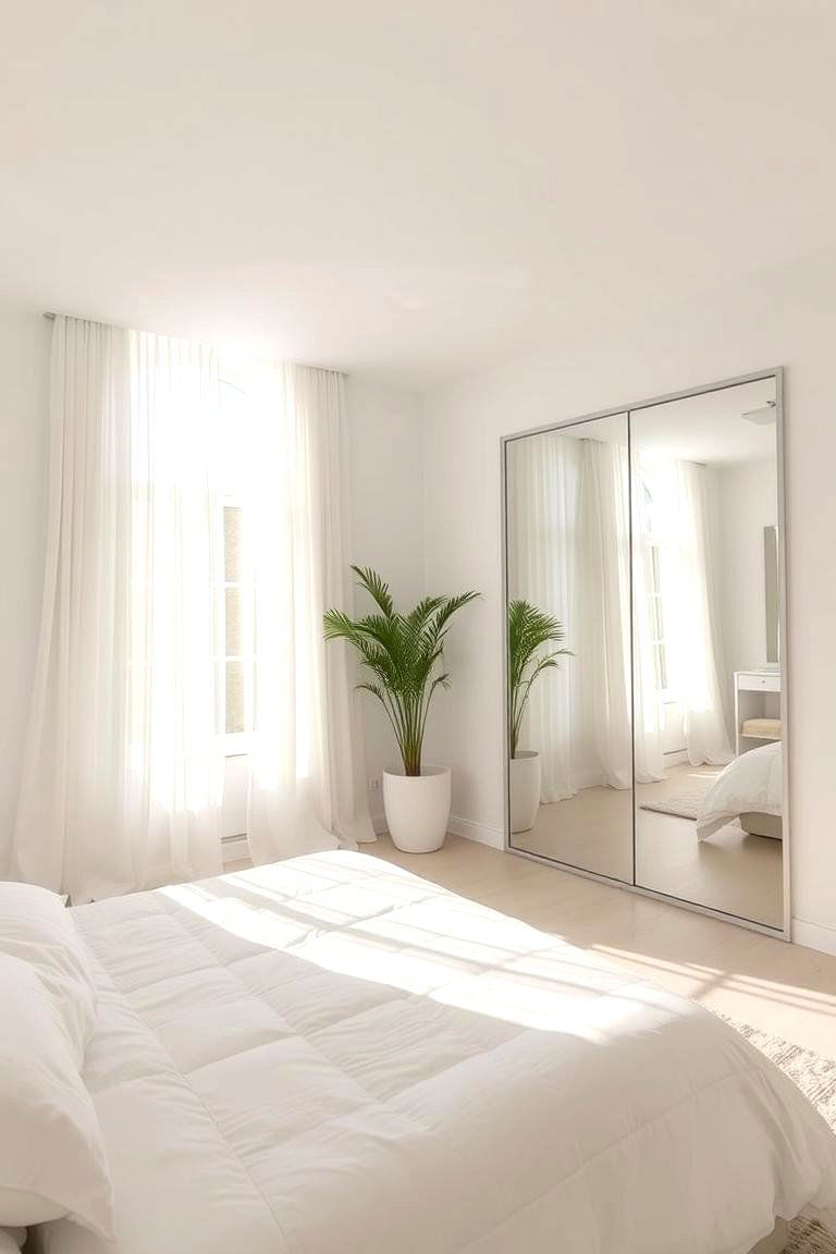 Sunlit Serenity - 24 Small White Bedroom Ideas