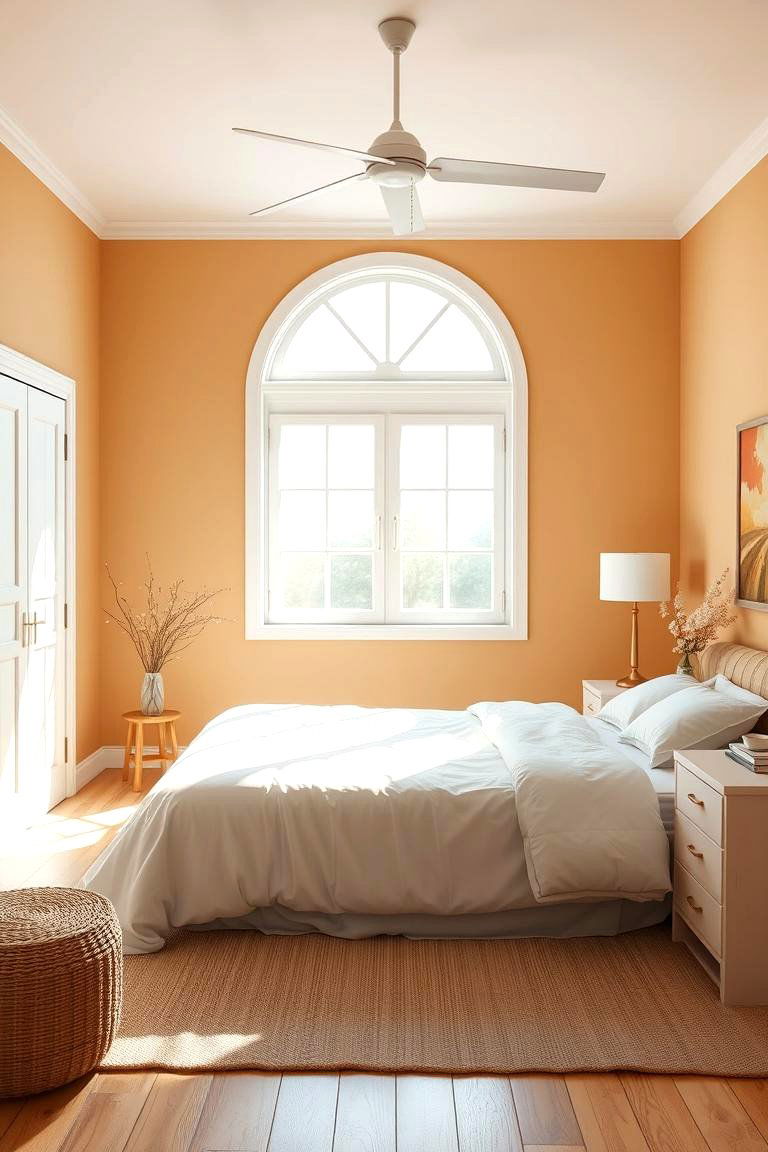 Sunlit Tan and Natural Light - 24 Tan Bedroom Ideas