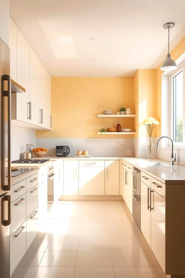 Sunny Morning Charm - 24 Pale Yellow Kitchen Ideas