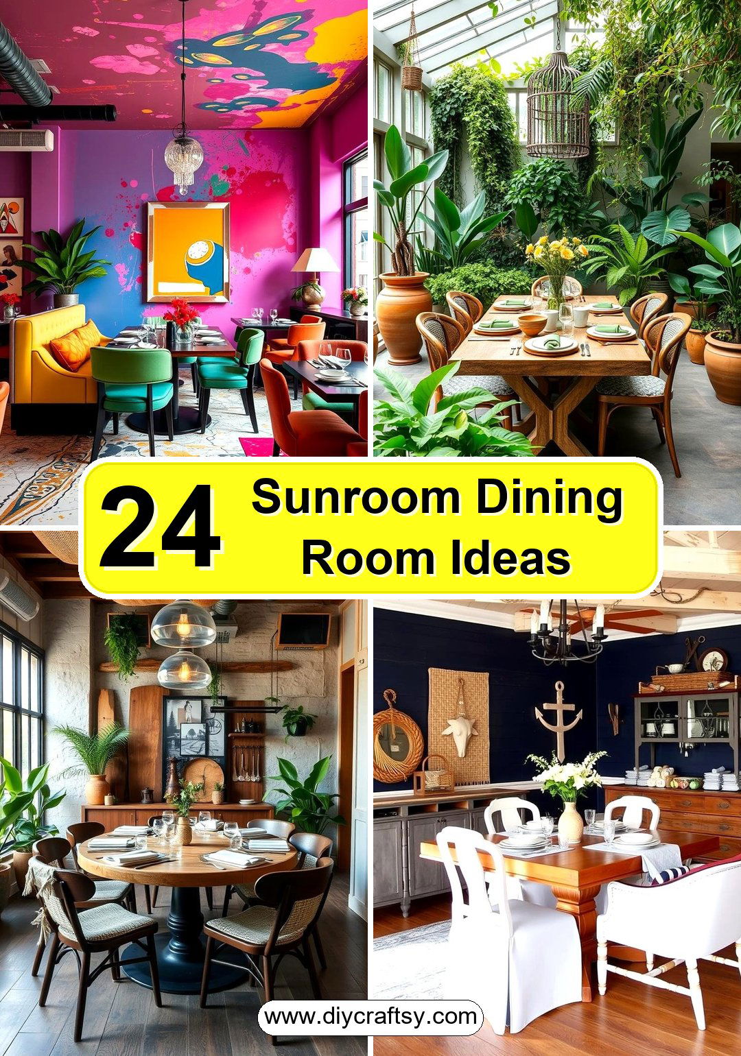 Sunroom Dining Room Ideas