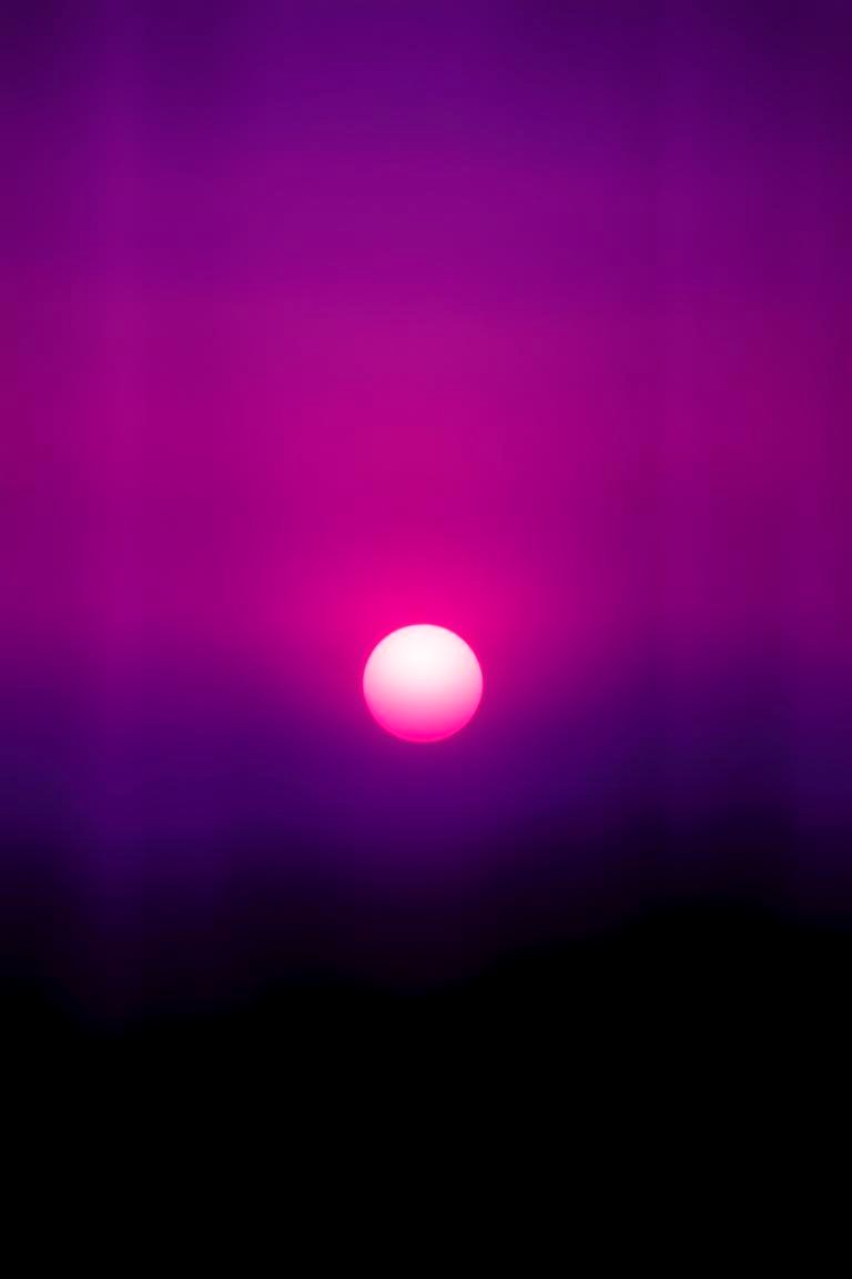 Sunset Purple Glow - 24 Purple Living Room Ideas