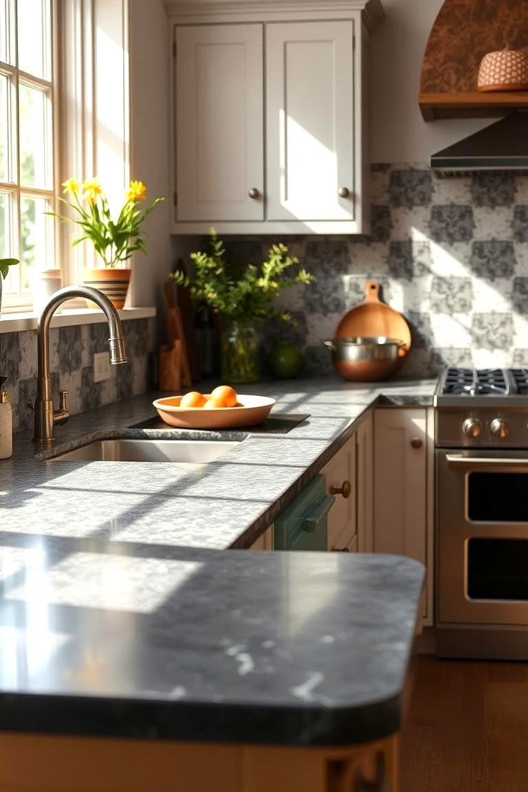 Superior Durability and Heat Resistance - 24 Soapstone Kitchen Countertops