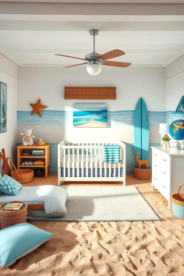 Surfs Up Nursery - 24 Sports Nursery Ideas