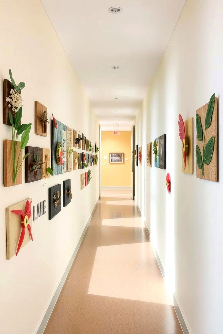Sustainable Art Displays - 24 Green Hallway Ideas
