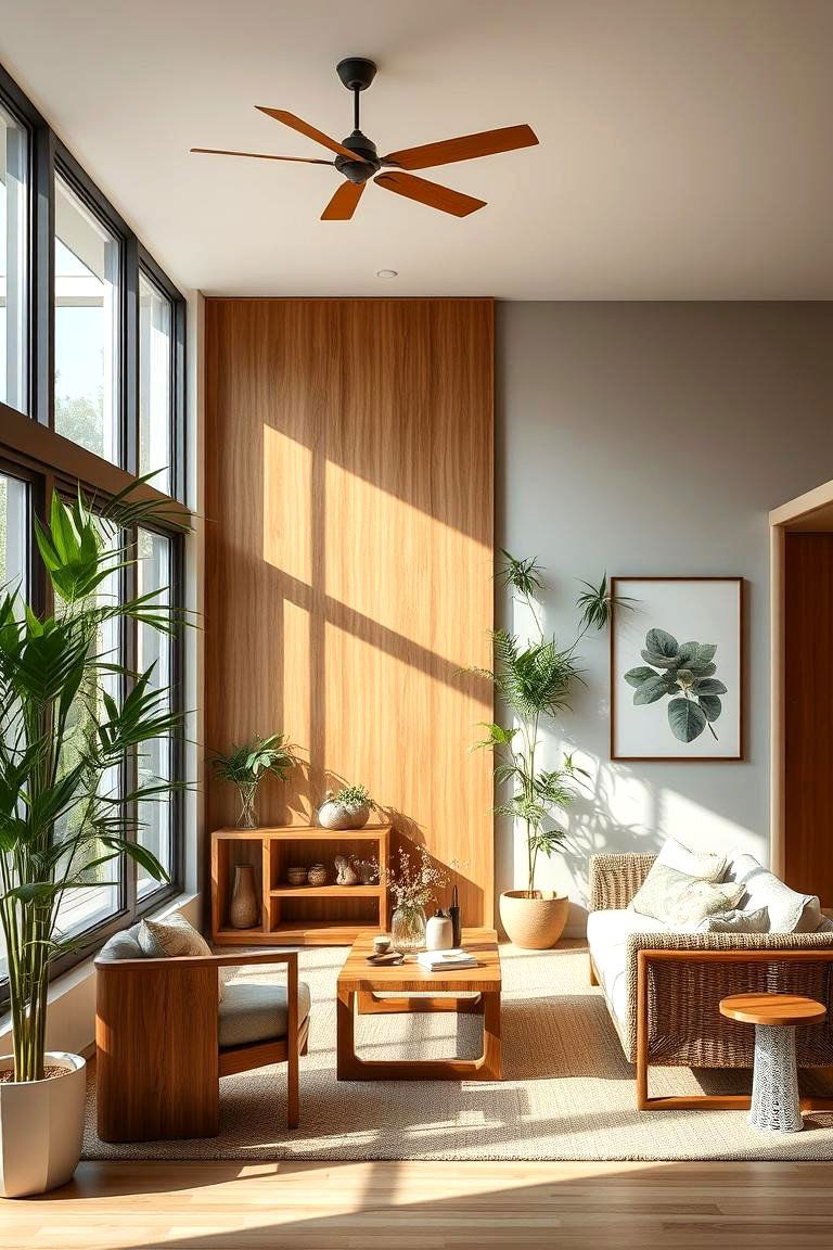 Sustainable Bamboo Accents - 24 Bohemian Tropical Bohemian Decor