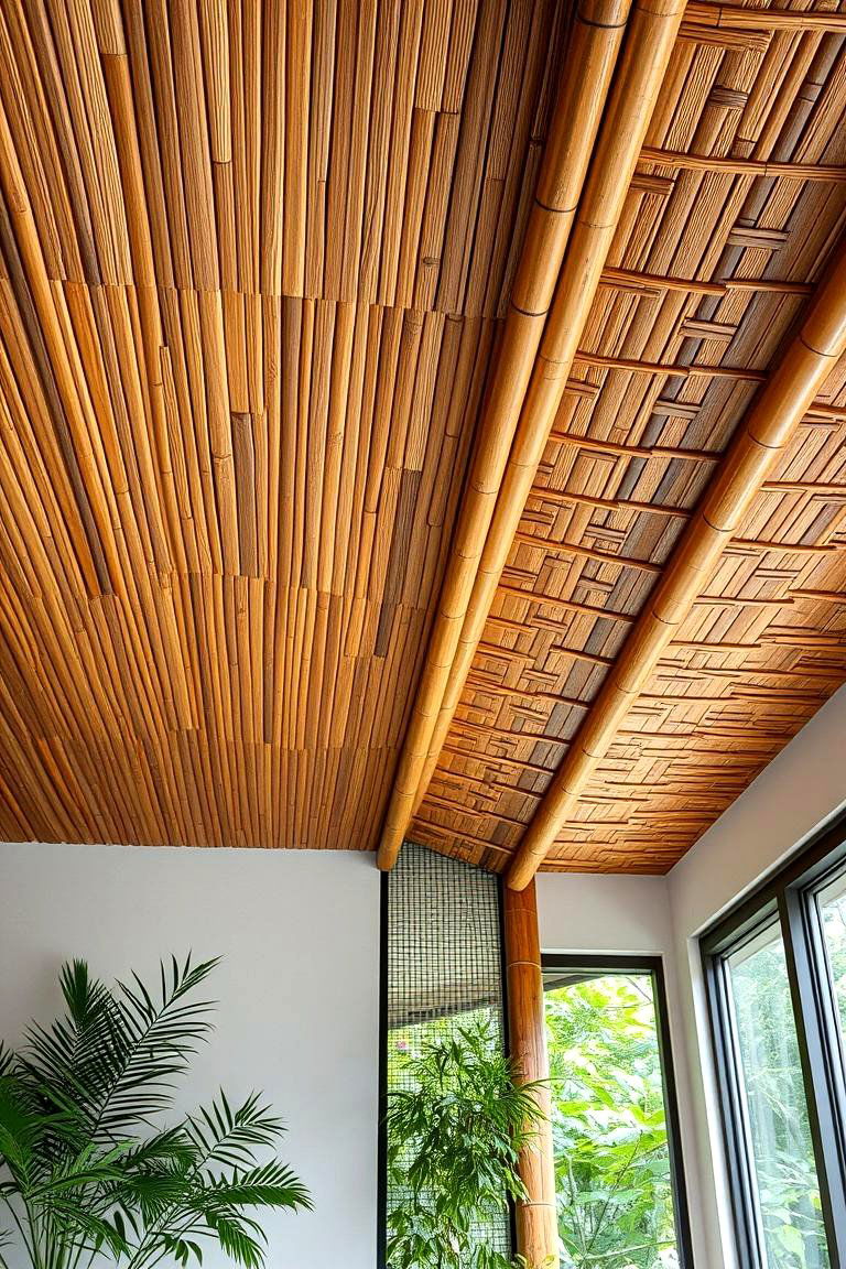 Sustainable Bamboo Ceiling Trim - 24 Ceiling Trim Ideas