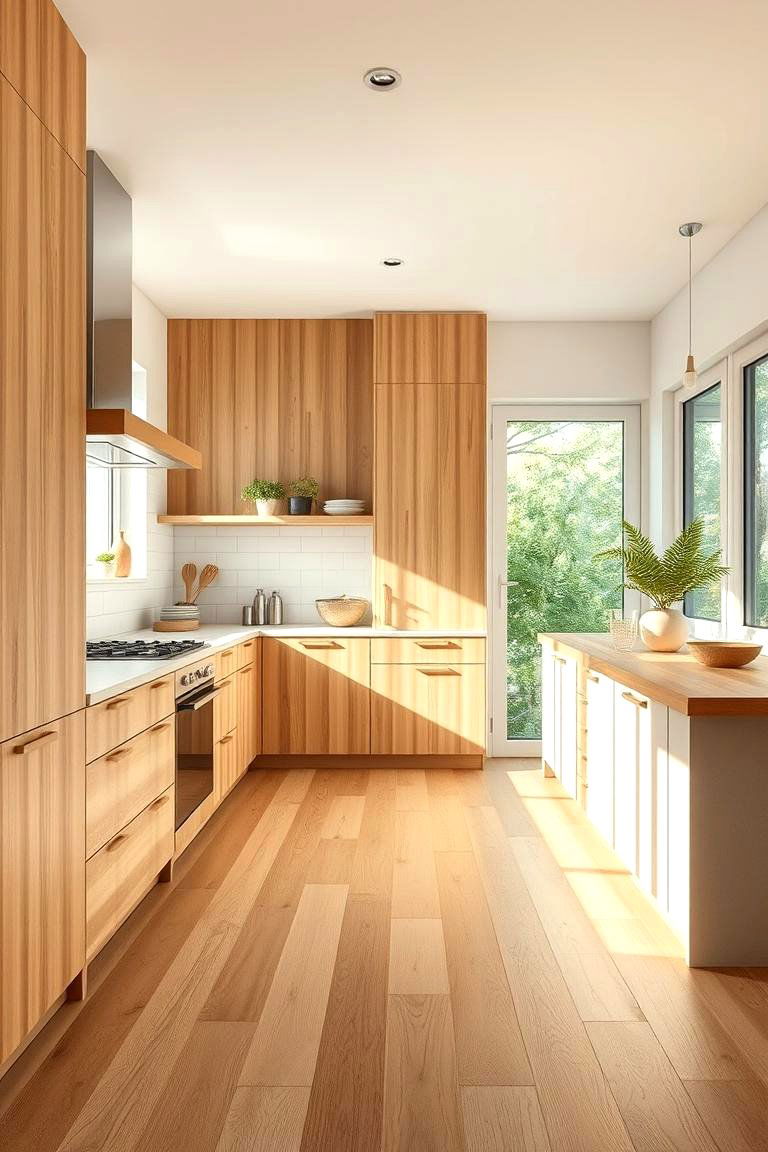 Sustainable Bamboo Flooring - 24 Kitchen Floor Ideas