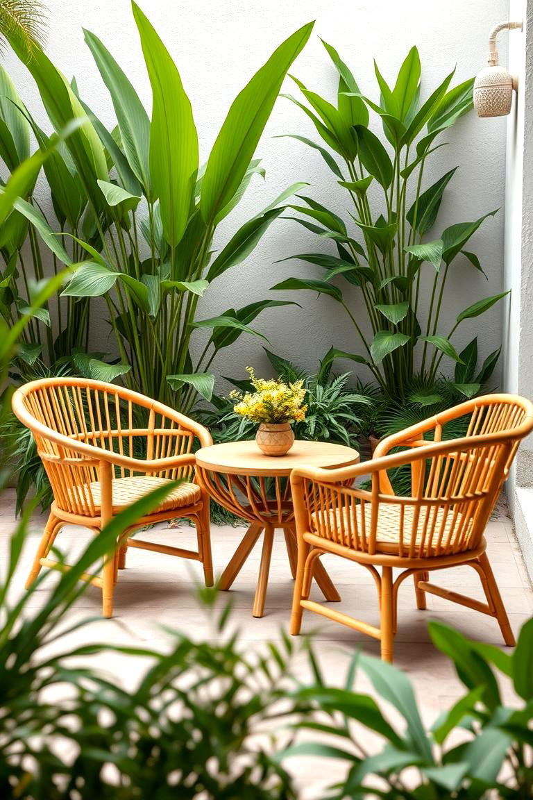 Sustainable Bamboo Furniture - 24 Patio Furniture Ideas