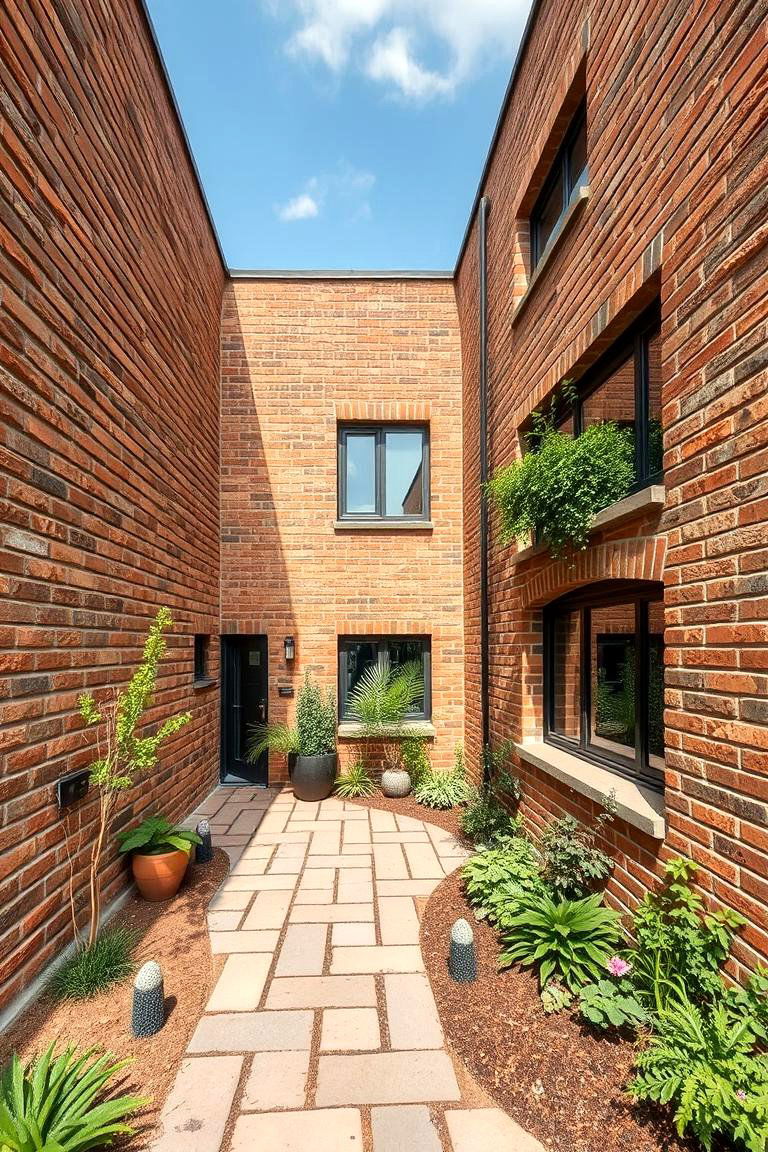 Sustainable Brick Innovations - 24 Brown Brick Exterior Home Ideas