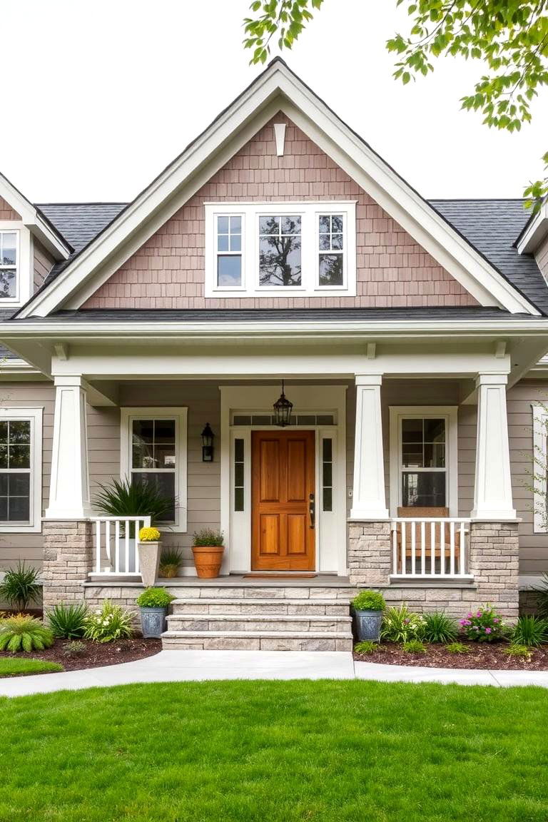 Sustainable Eco Features - 24 Craftsman Style House Exterior Ideas