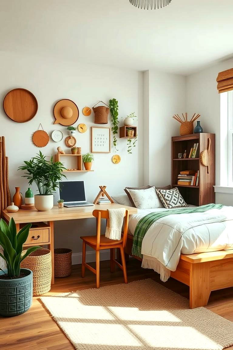 Sustainable Eco Friendly Decor - 24 Student Bedroom Design Ideas