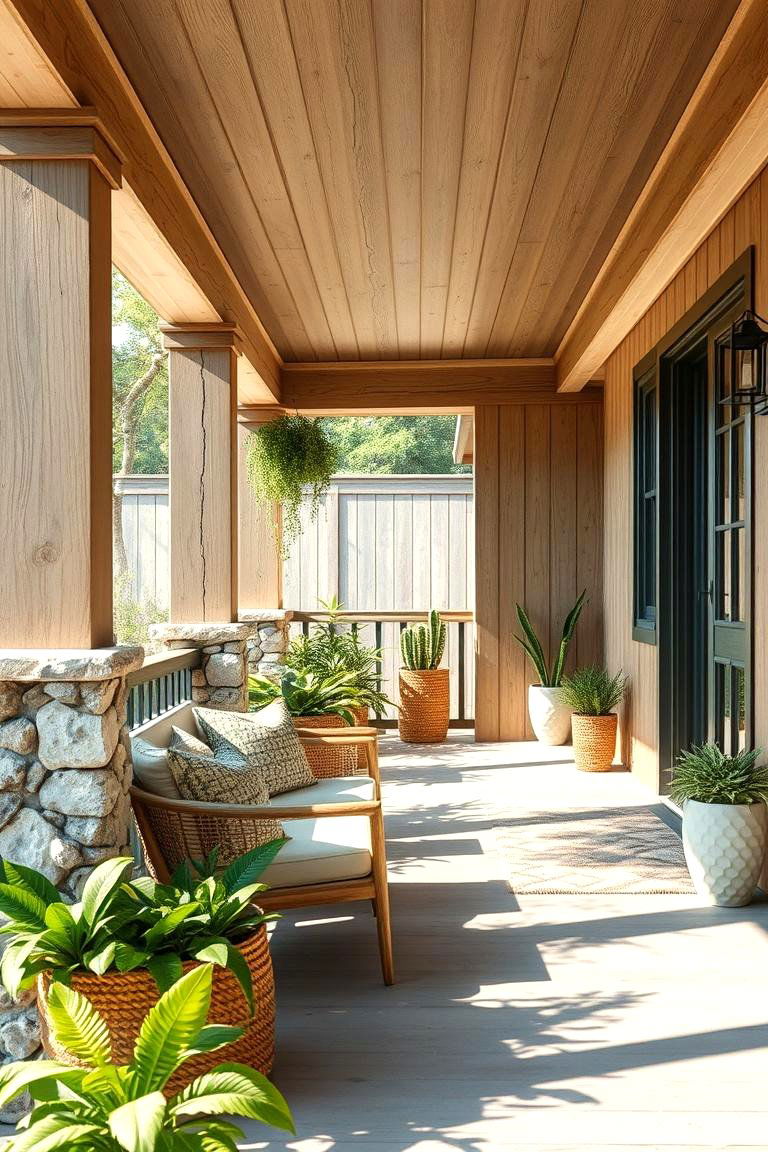 Sustainable Eco Friendly Design - 24 Raised Ranch Front Porch Ideas
