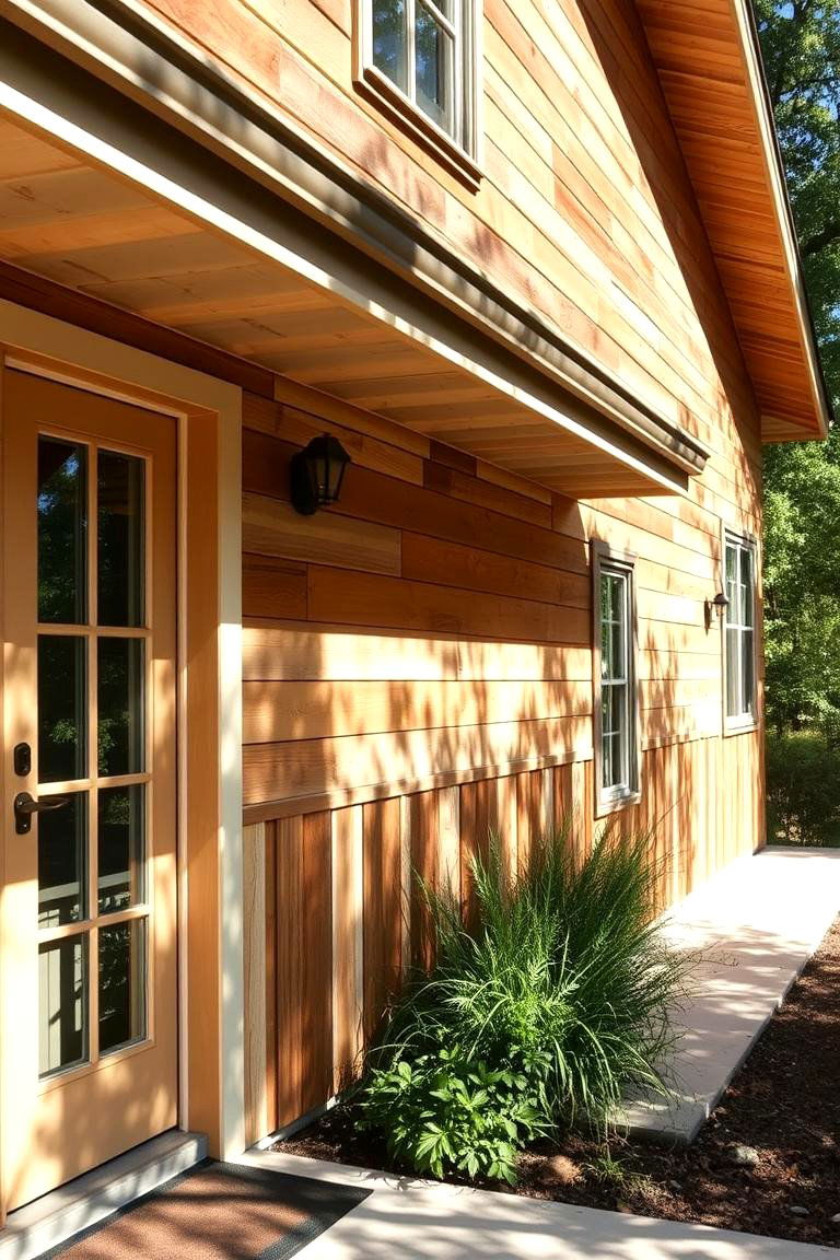Sustainable Eco Wainscoting - 24 Exterior Wainscoting Ideas