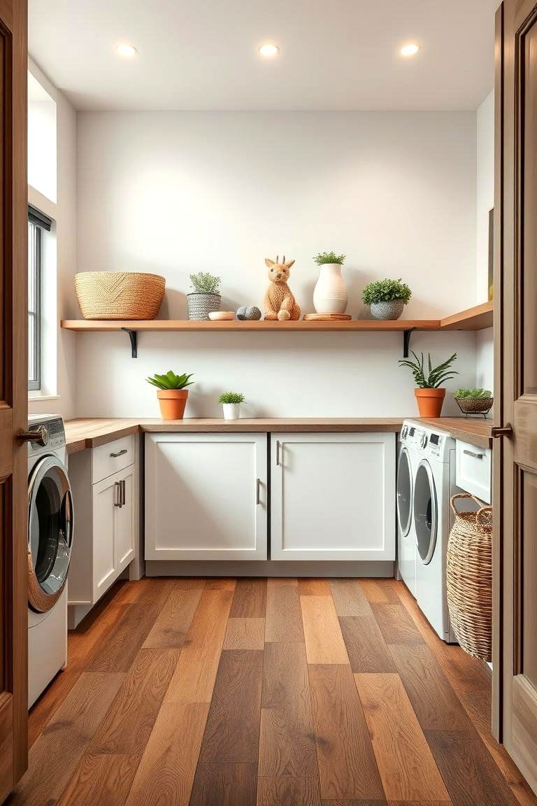 Sustainable Flooring Options - 24 Green Laundry Room Ideas