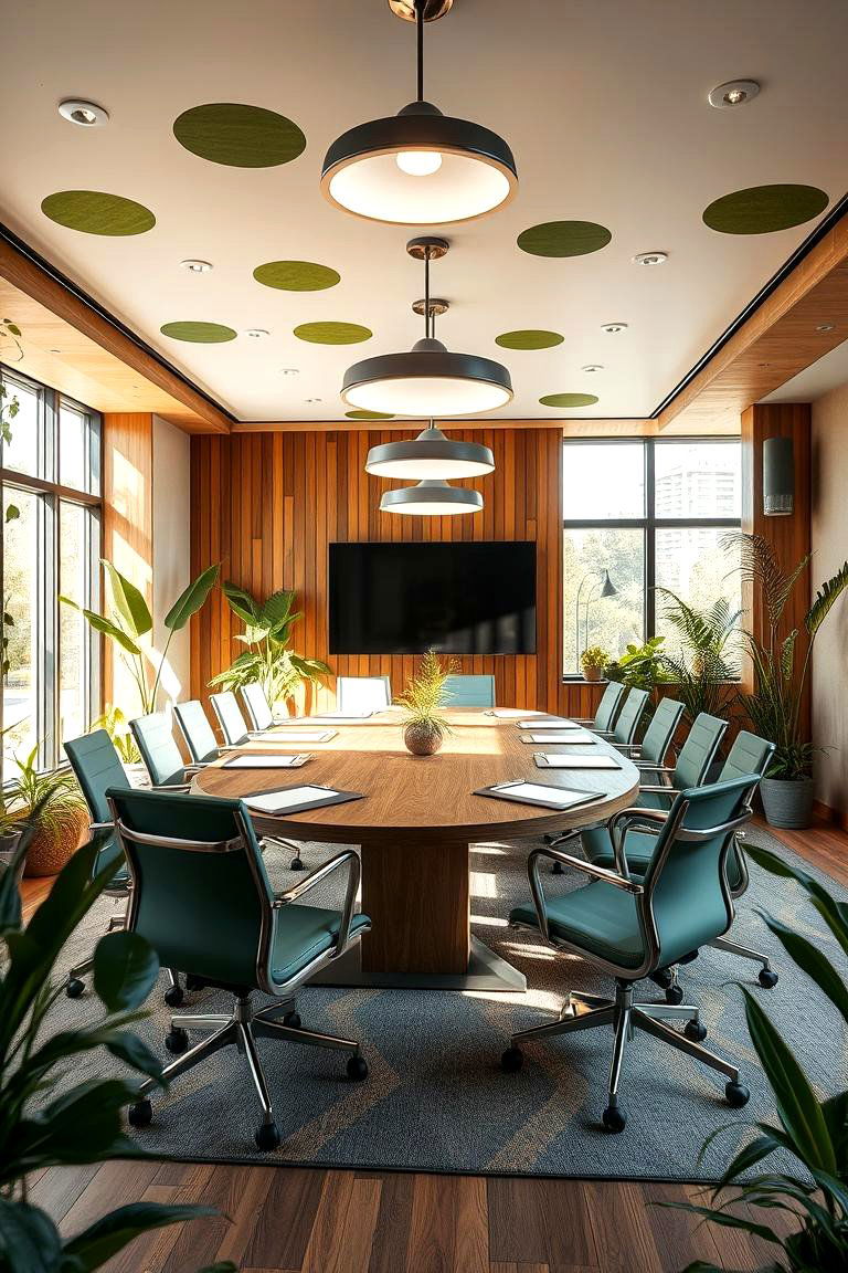 Sustainable Green Design - 24 Conference Room Design Ideas and Inspiration